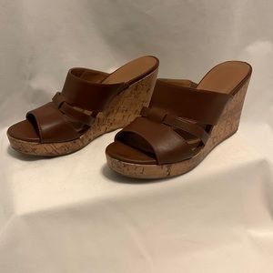 Franco Sarto Cork Wedges - Sz 6.5